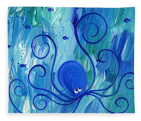 Octopus Swimming - Blanket