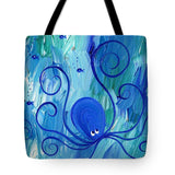 Octopus Swimming - Tote Bag