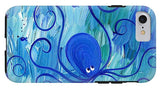 Octopus Swimming - Phone Case