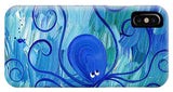 Octopus Swimming - Phone Case