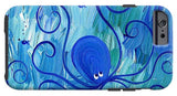 Octopus Swimming - Phone Case