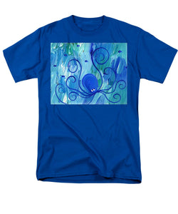 Octopus Swimming - Men's T-Shirt  (Regular Fit)