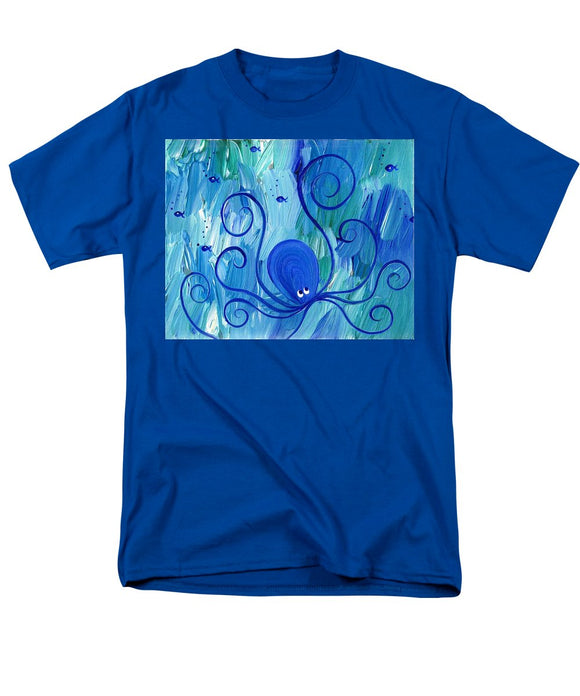 Octopus Swimming - Men's T-Shirt  (Regular Fit)
