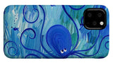 Octopus Swimming - Phone Case