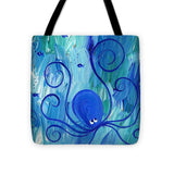 Octopus Swimming - Tote Bag