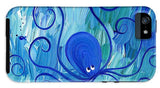 Octopus Swimming - Phone Case