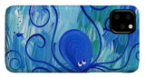 Octopus Swimming - Phone Case