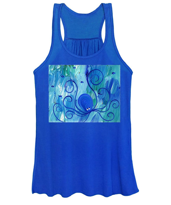 Octopus Swimming - Women's Tank Top