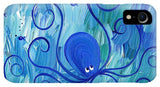 Octopus Swimming - Phone Case