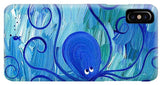 Octopus Swimming - Phone Case