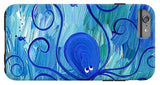 Octopus Swimming - Phone Case