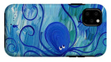 Octopus Swimming - Phone Case