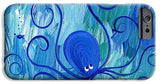 Octopus Swimming - Phone Case