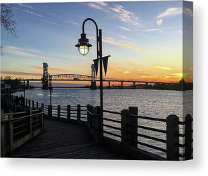 Sunset on the Cape Fear - Canvas Print