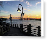 Sunset on the Cape Fear - Canvas Print