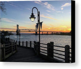 Sunset on the Cape Fear - Canvas Print