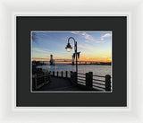 Sunset on the Cape Fear - Framed Print
