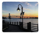 Sunset on the Cape Fear - Blanket