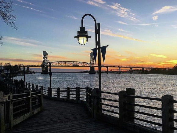 Sunset on the Cape Fear - Art Print