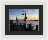 Sunset on the Cape Fear - Framed Print