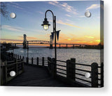 Sunset on the Cape Fear - Acrylic Print