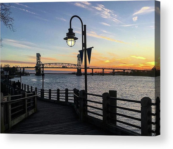 Sunset on the Cape Fear - Acrylic Print