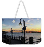 Sunset on the Cape Fear - Weekender Tote Bag