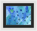 Swimming Turtles - Framed Print