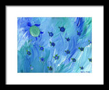 Swimming Turtles - Framed Print