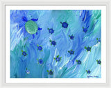 Swimming Turtles - Framed Print