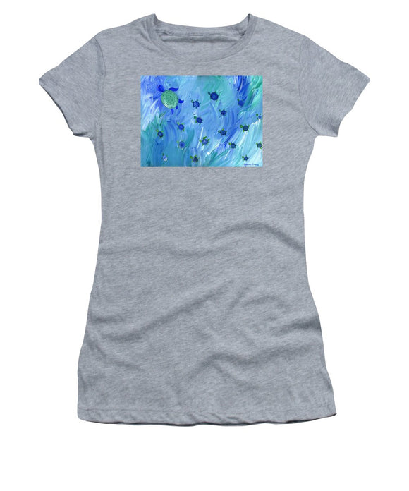 Swimming Turtles - Women's T-Shirt