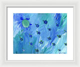 Swimming Turtles - Framed Print