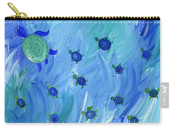 Swimming Turtles - Carry-All Pouch