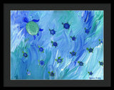 Swimming Turtles - Framed Print