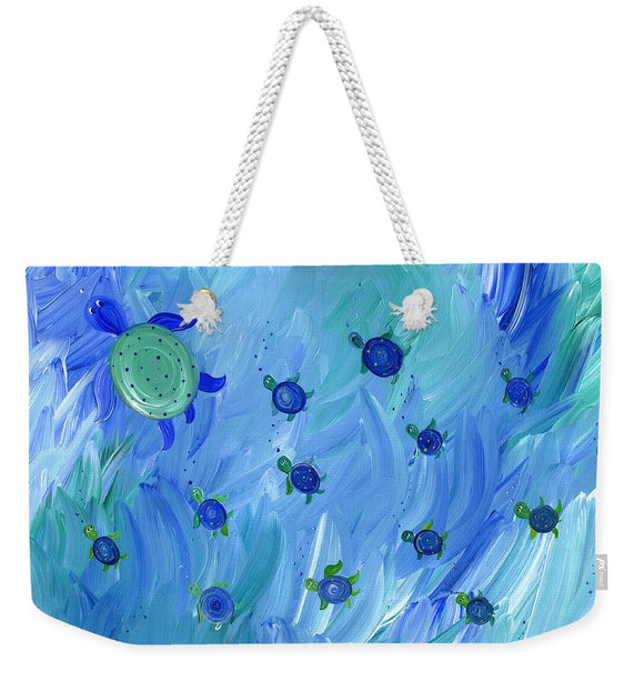 Swimming Turtles - Weekender Tote Bag