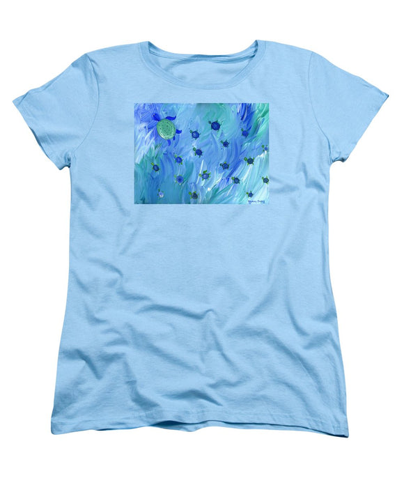Swimming Turtles - Women's T-Shirt (Standard Fit)